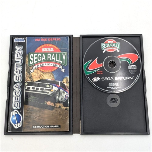 SEGA Rally Championship - Komplet I Æske - Sega Saturn Spil (B Grade) (Genbrug)